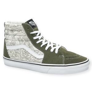 VANS | Sk8-Hi Desert Skulls Grape Leaf & White High Top Skate Shoes